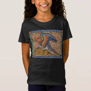 T-Shirt Dragon Bestiaire Médiéval c. 1270
