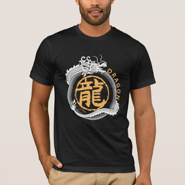 T-shirt Dragon blanc 2024 (Devant)