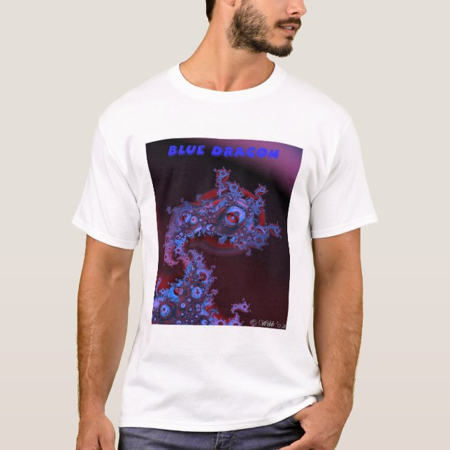T-shirt Dragon bleu (Devant)