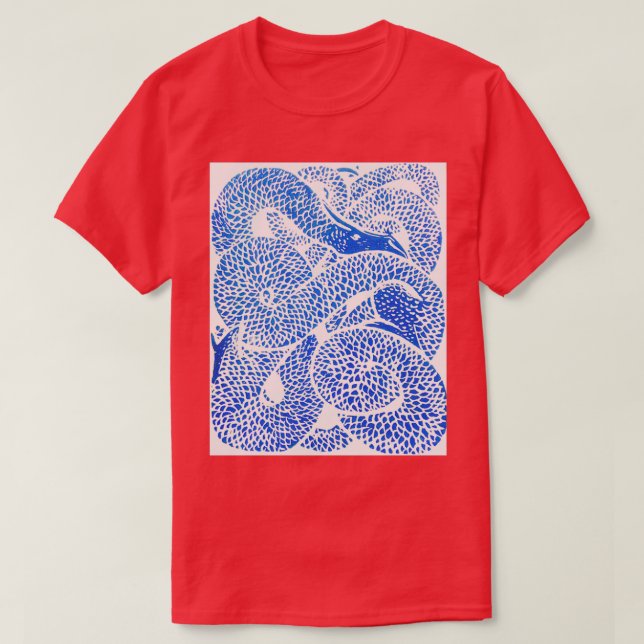 T-shirt Dragon bleu (Design devant)