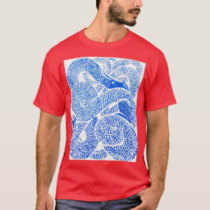 T-shirt Dragon bleu