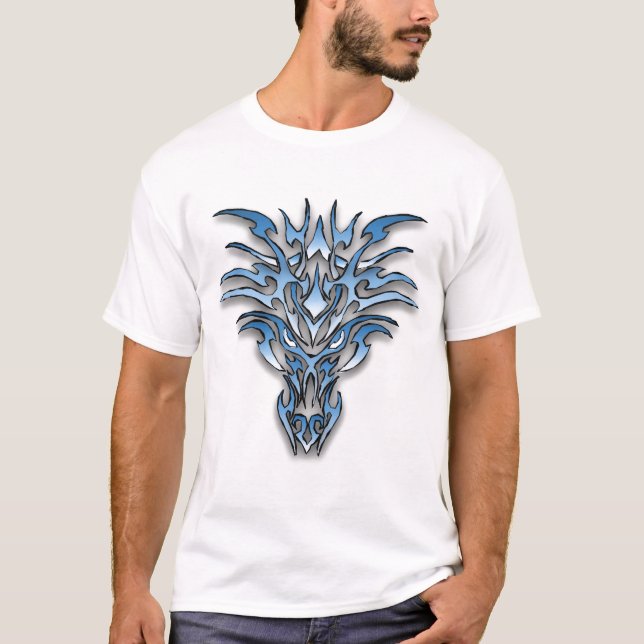 T-shirt Dragon bleu 1 (Devant)