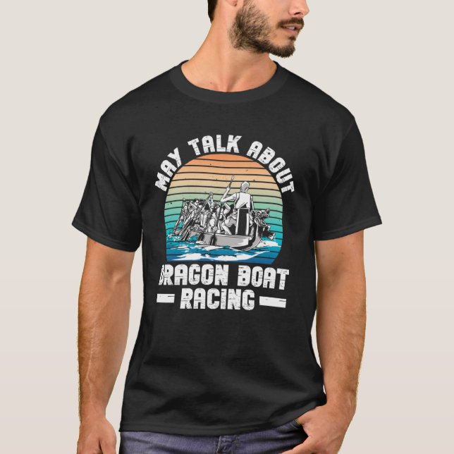 T-shirt Dragon Boat And Dragon Boat Coach (Devant)