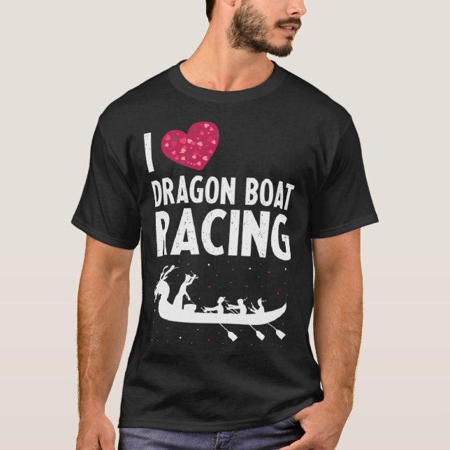 T-shirt Dragon Boat Paddlers Quote for Dragon Boat Racing  (Devant)
