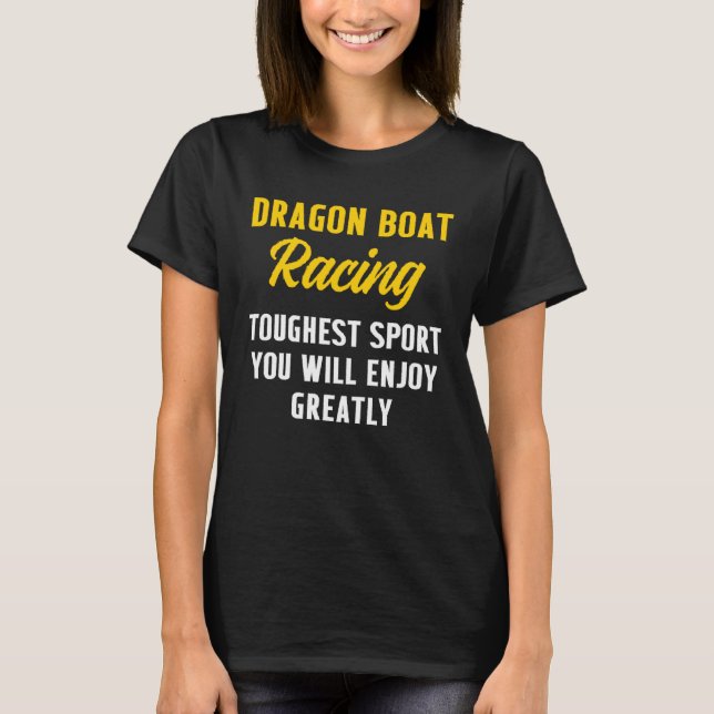 T-shirt Dragon Boat Racing Boating Race Racer (Devant)