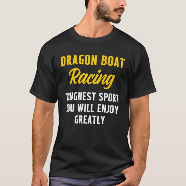 T-shirt Dragon Boat Racing Boating Race Racer (Devant)