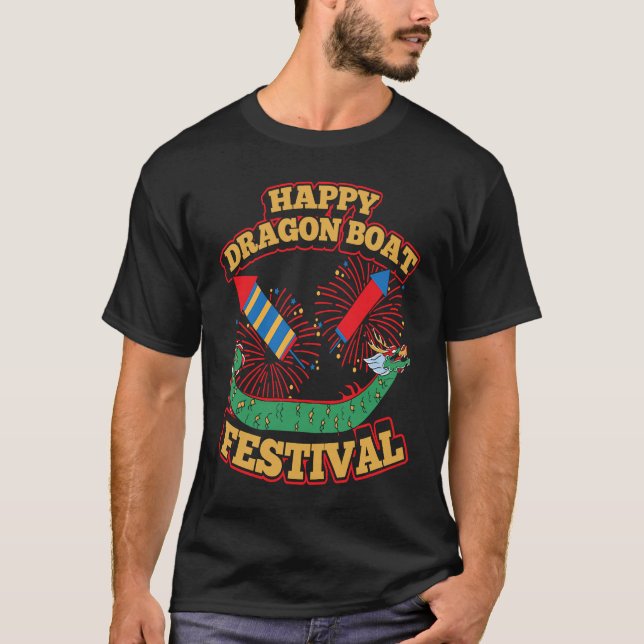 T-shirt Dragon Boat Racing For Dragon Boat Paddler Drummer (Devant)