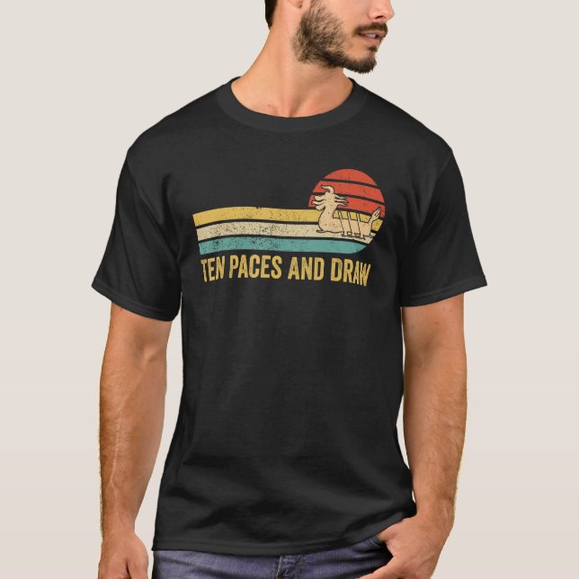 T-shirt Dragon Boat Racing Paddle Boat Ten Paces And Draw (Devant)