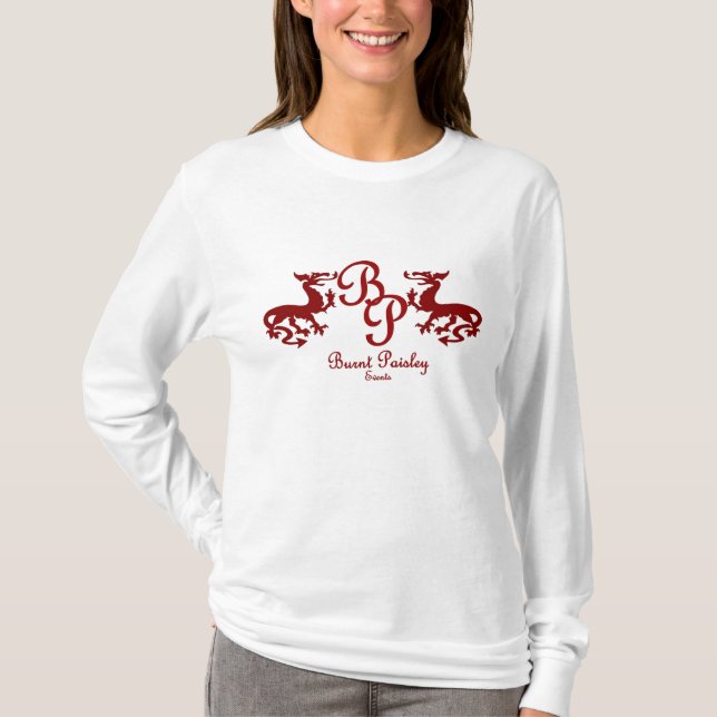 T-shirt Dragon brûlé d'événements de Paisley (Devant)