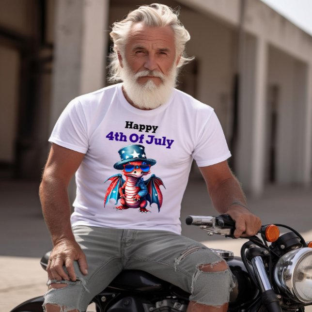 T-shirt Dragon Célébrer 4 juillet (Créateur téléchargé)