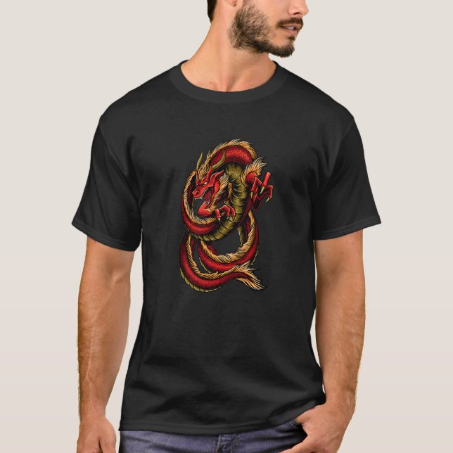 T-shirt Dragon chinois (Devant)