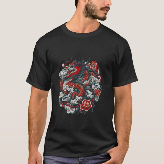 T-shirt Dragon chinois (Devant)