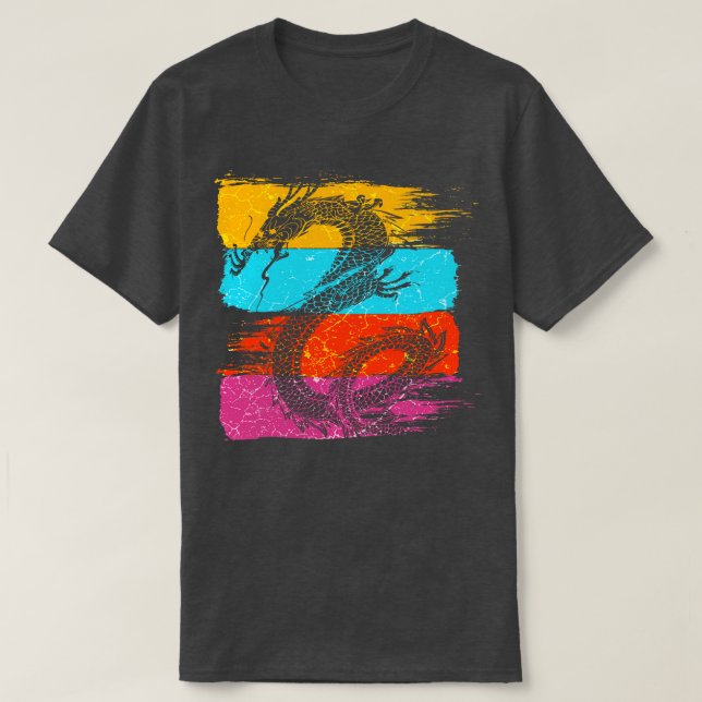 T-shirt Dragon chinois 19 (Design devant)
