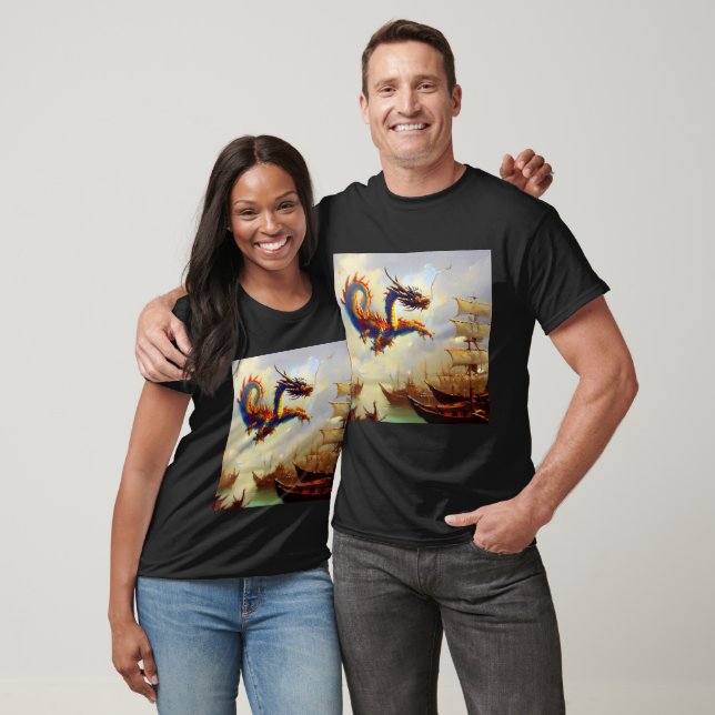 T-shirt Dragon chinois (20) (Unisexe)