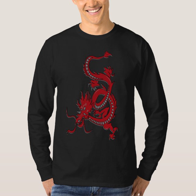 T-shirt Dragon chinois - année du dragon (Devant)