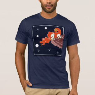 T-shirt Dragon Chinois Céleste Art Fantastique Clair de Lu