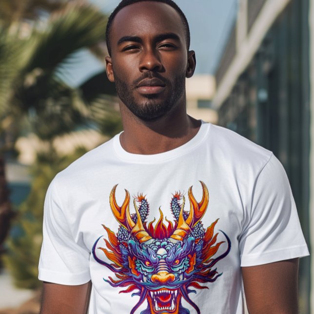 T-shirt Dragon chinois coloré (Créateur téléchargé)