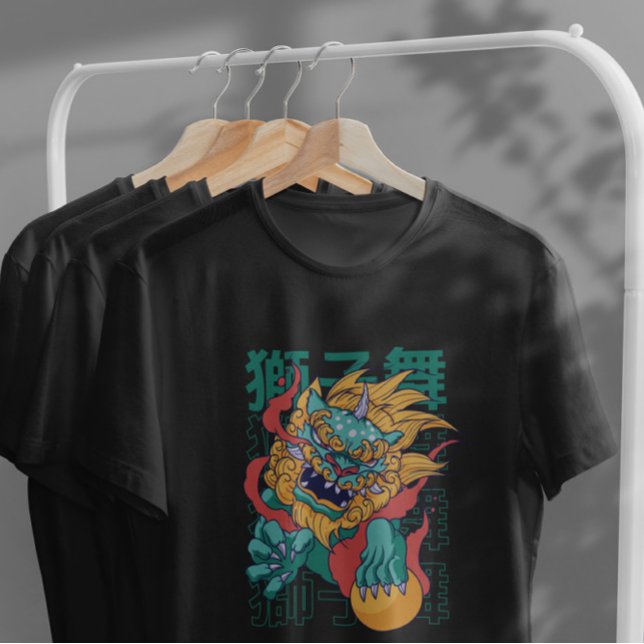 T-shirt Dragon chinois de chien (Créateur téléchargé)