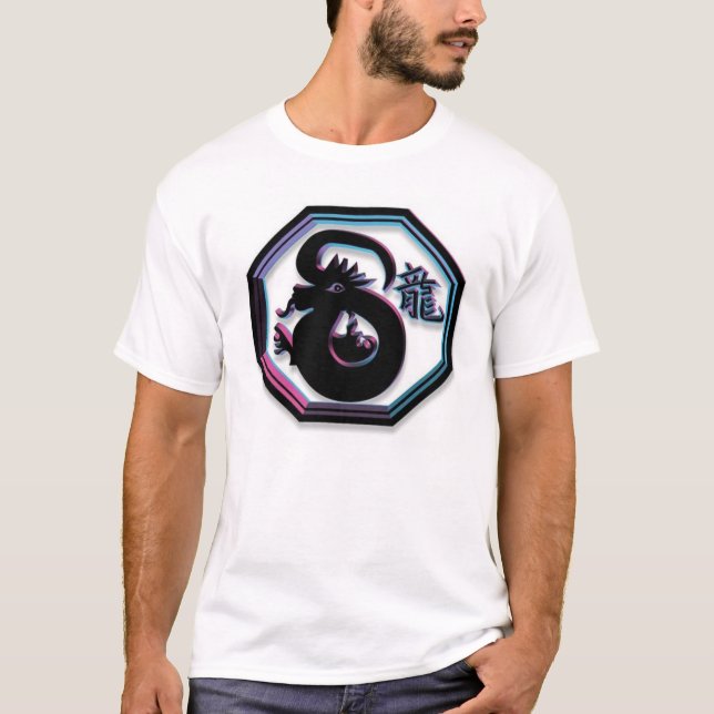 T-shirt Dragon chinois de ~ de zodiaque (Devant)