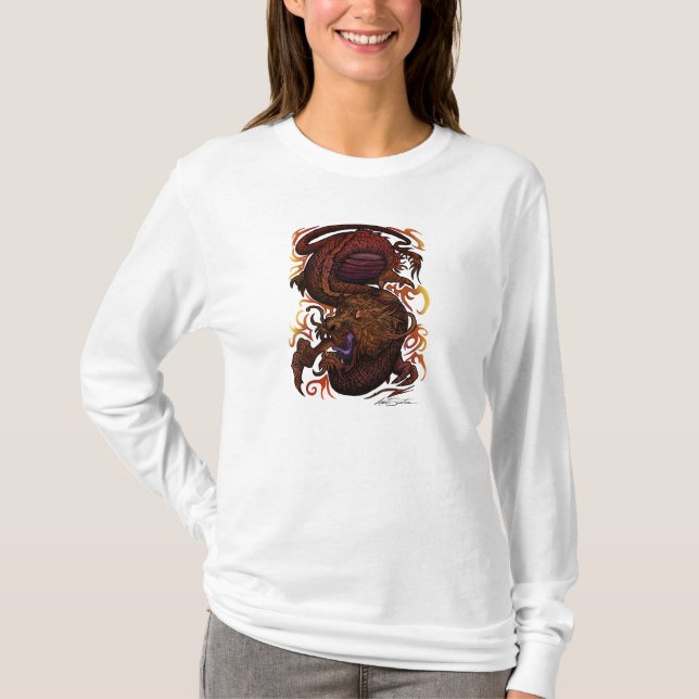 T-shirt Dragon (conception de signature) (Devant)