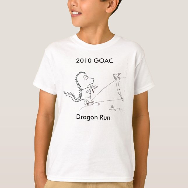 T-shirt Dragon couru # 2, 2010 GOAC (Devant)