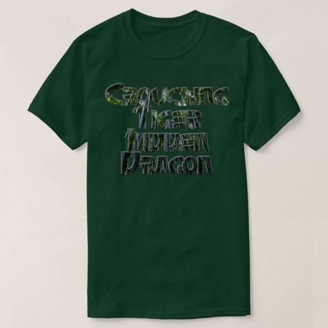 T-shirt Dragon Croustillant Tigre Caché (Design devant)