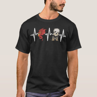 T-shirt Dragon Dandie Dinmont Terrier Amoureux des chiens 