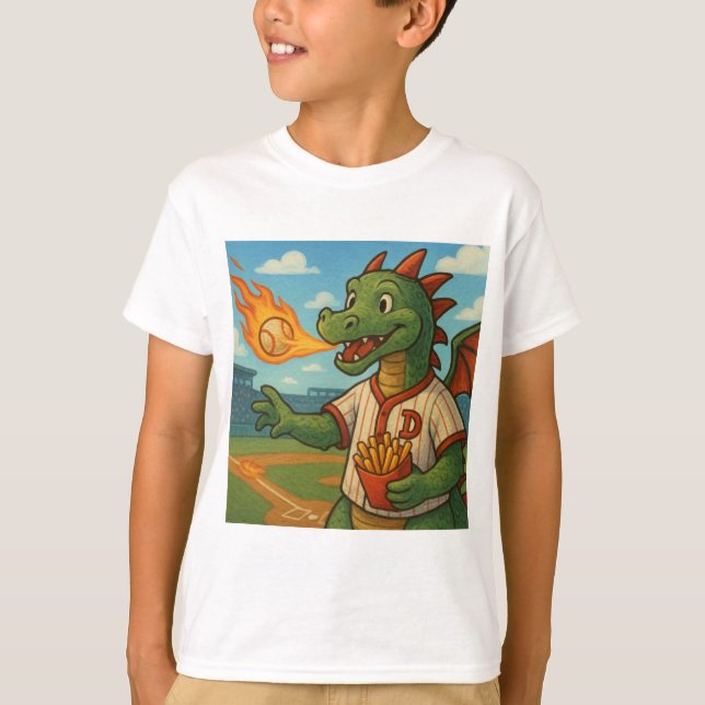 T-shirt Dragon de baseball (Devant)
