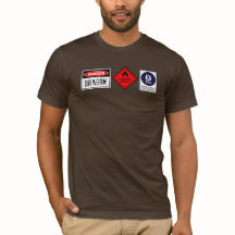 Dragon de danger - chemise drôle de geek de signes