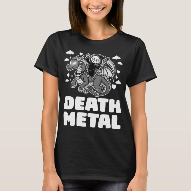 T-shirt Dragon de Death Metal (Devant)