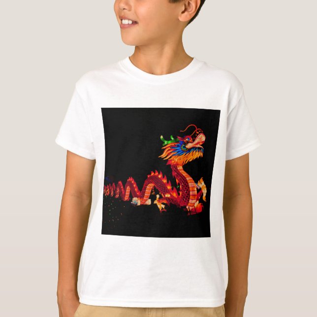 T-shirt Dragon de défilé chinois (Devant)