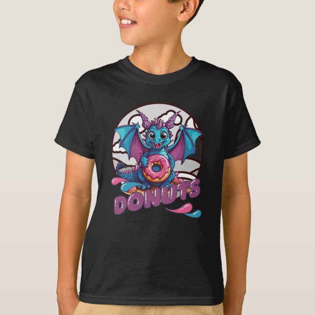 T-shirt Dragon de Donut à deux cornes (Devant)