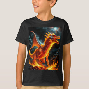 T-shirt Dragon de feu