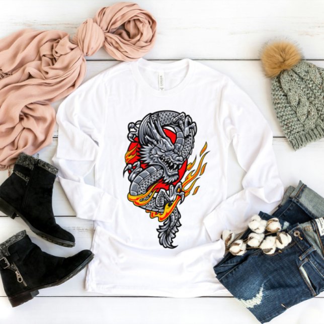 T-shirt Dragon de feu (Créateur téléchargé)