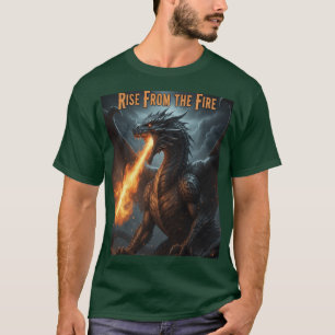 T-shirt Dragon de Feu Légendaire – Motivation de Force et