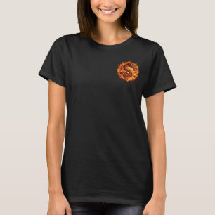 T-shirt Dragon de feu orange ardent Cadeau pour hommes