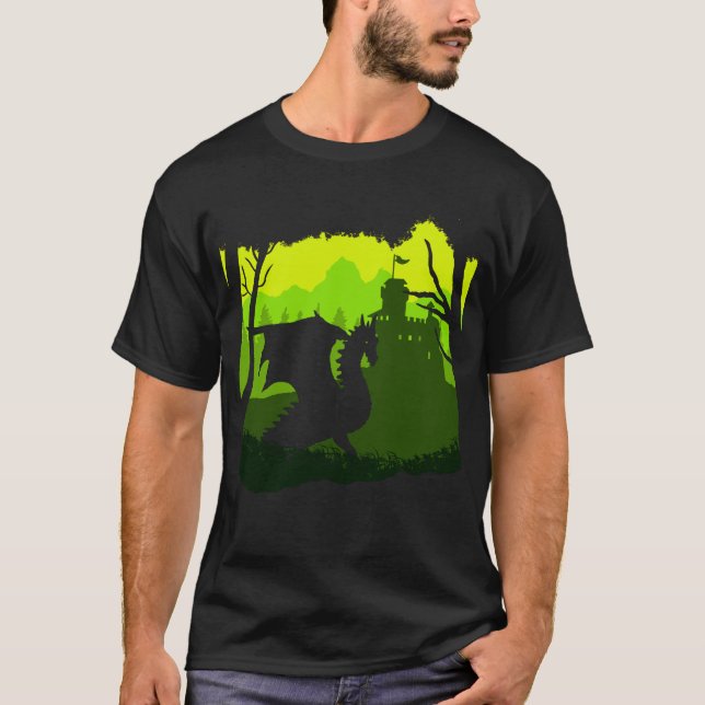 T-shirt Dragon de forêt (Devant)