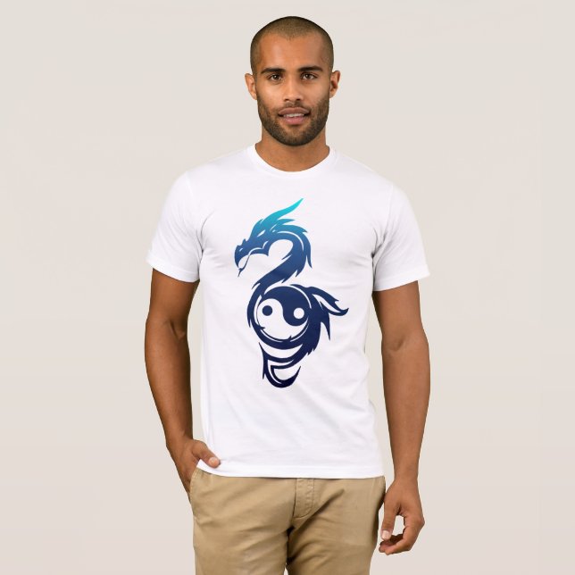 T-shirt Dragon de glace (Devant entier)