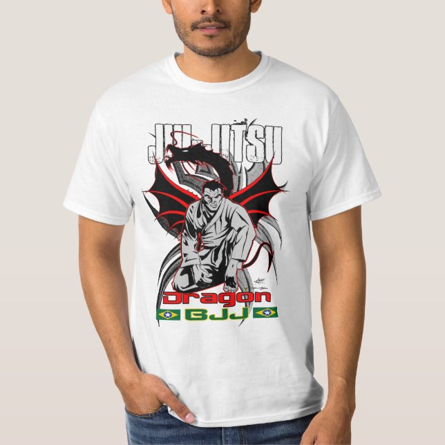 T-shirt Dragon de Jiu-Jitsu - 1 (Devant)