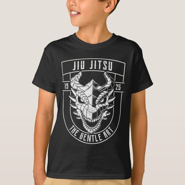 T-shirt Dragon de Jiu Jitsu Brésilien (Devant)