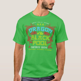 T-shirt Dragon de la piscine noire