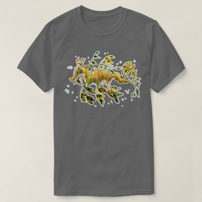 T-shirt Dragon de mer verdoyant 1 (Design devant)