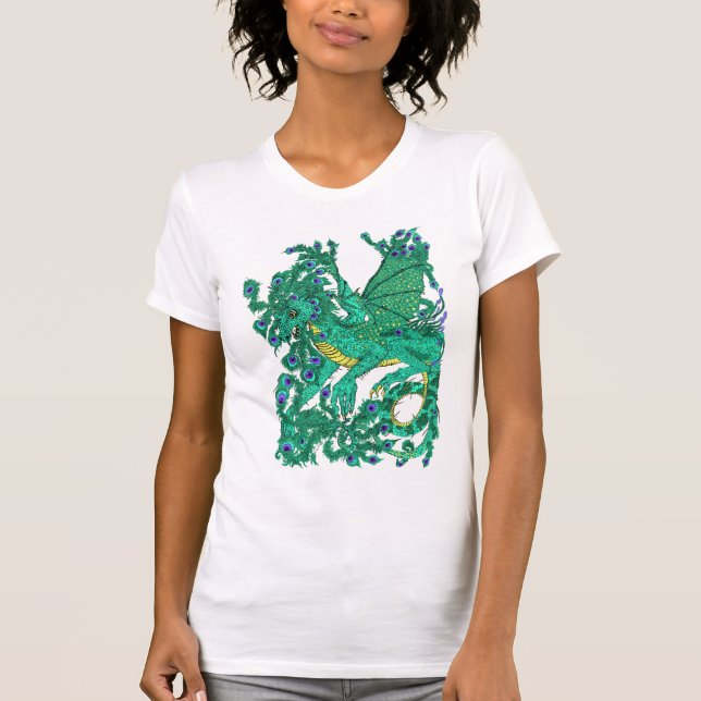 T-shirt Dragon de paon (Devant)