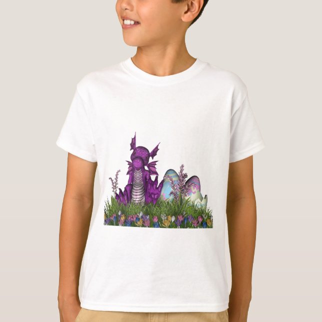 T-shirt Dragon de Pâques surprise (Devant)