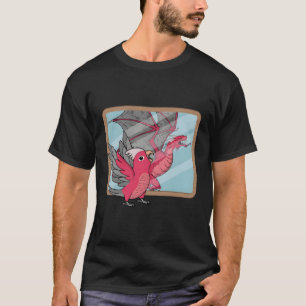 T-shirt Dragon de perroquets Réflexion I Galah Coc à poitr