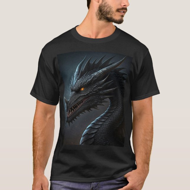 T-shirt Dragon de qualité 4k (Devant)