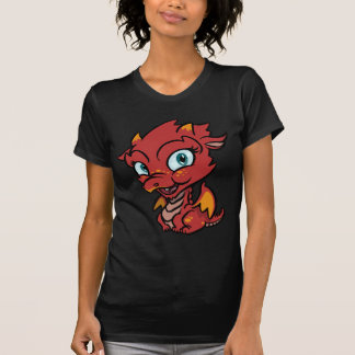 T-shirt Dragon de rouge de Lil