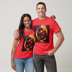 T-shirt Dragon de serpent réaliste T-SHRT