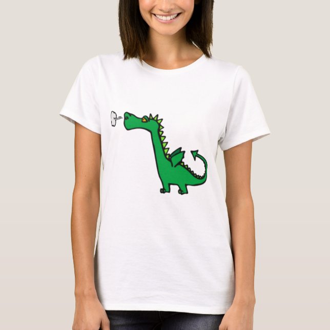 T-shirt dragon de souffle (Devant)