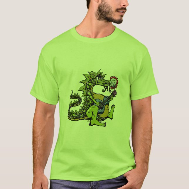 T-shirt Dragon de tapotements (Devant)